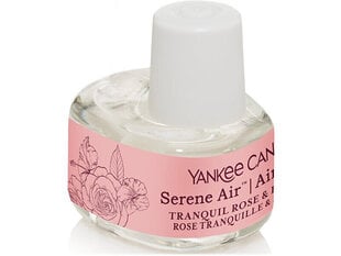 Õhuniisutaja lõhnatäidis Yankee Candle Serene Air Refil Tranquil Rose and Hibiscus, 17 ml цена и информация | Ароматы для дома | kaup24.ee