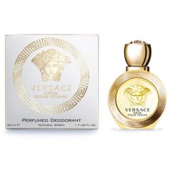 Versace Eros Pour Femme Deo Spray 50ml цена и информация | Парфюмированная косметика для женщин | kaup24.ee