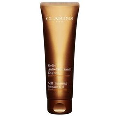 Isepruunistav kreem Clarins Self Tanning Instant Gel, 125ml hind ja info | Isepruunistavad kreemid | kaup24.ee