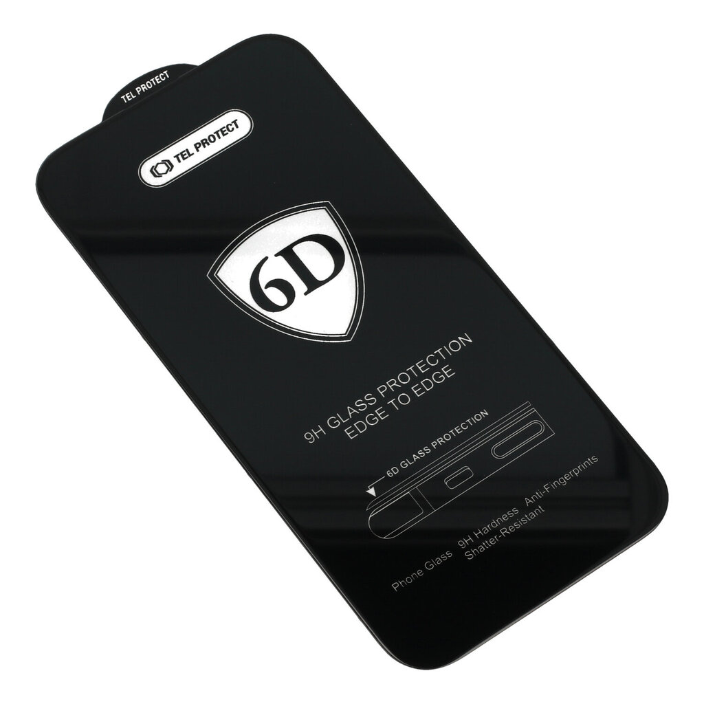 Tel Protect Full Glue 6D Tempered Glass hind ja info | Ekraani kaitsekiled | kaup24.ee