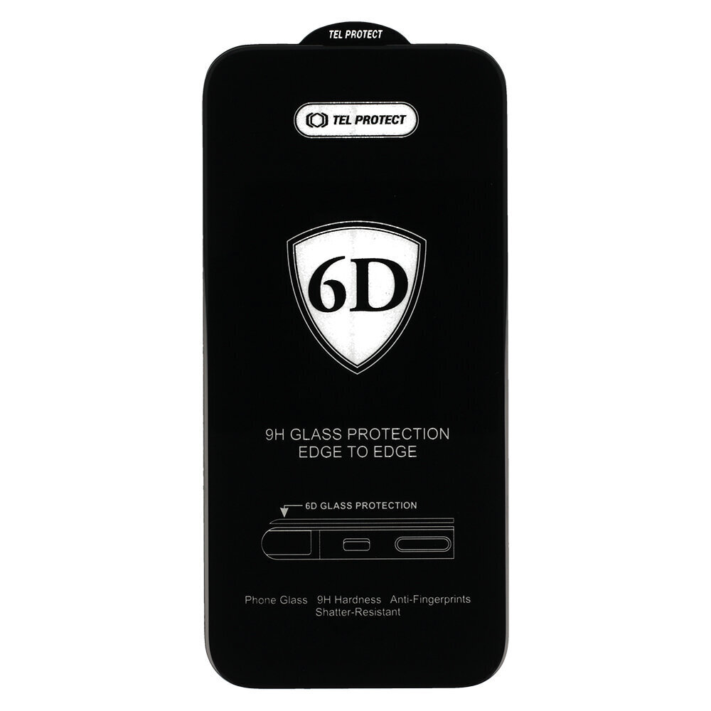 Tel Protect Full Glue 6D Tempered Glass hind ja info | Ekraani kaitsekiled | kaup24.ee
