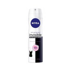 Deodorant Nivea Antiperspirant Spray Invisible Black & White Clear Mini, 100 ml hind ja info | Deodorandid | kaup24.ee