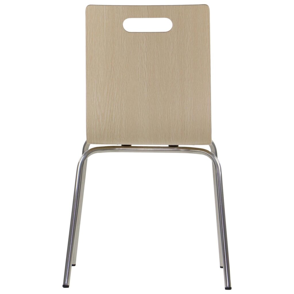 Lamineeritud vineerist tool Stema Werdi A, helepruuni värvi, roostevabast terasest raam hind ja info | Söögitoolid, baaritoolid | kaup24.ee