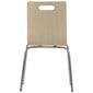 Lamineeritud vineerist tool Stema Werdi A, helepruuni värvi, roostevabast terasest raam hind ja info | Söögitoolid, baaritoolid | kaup24.ee