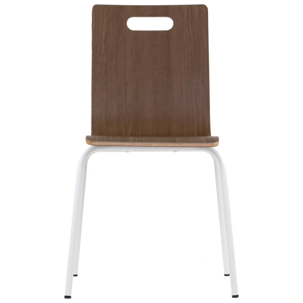Lamineeritud vineerist tool Stema Werdi A, tumepruuni värvi, valge raam hind ja info | Söögitoolid, baaritoolid | kaup24.ee
