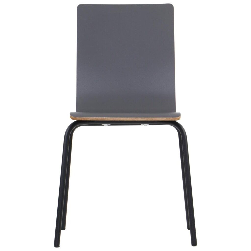 Lamineeritud vineerist tool Stema Werdi B, halli värvi, must raam hind ja info | Söögitoolid, baaritoolid | kaup24.ee