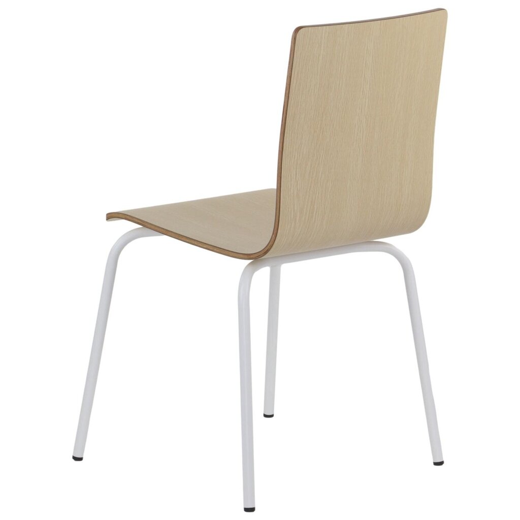Lamineeritud vineerist tool Stema Werdi B, helepruuni värvi, valge raam hind ja info | Söögitoolid, baaritoolid | kaup24.ee
