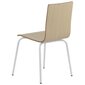 Lamineeritud vineerist tool Stema Werdi B, helepruuni värvi, valge raam hind ja info | Söögitoolid, baaritoolid | kaup24.ee