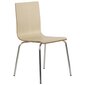 Lamineeritud vineerist tool Stema Werdi B, helepruuni värvi, roostevabast terasest raam hind ja info | Söögitoolid, baaritoolid | kaup24.ee