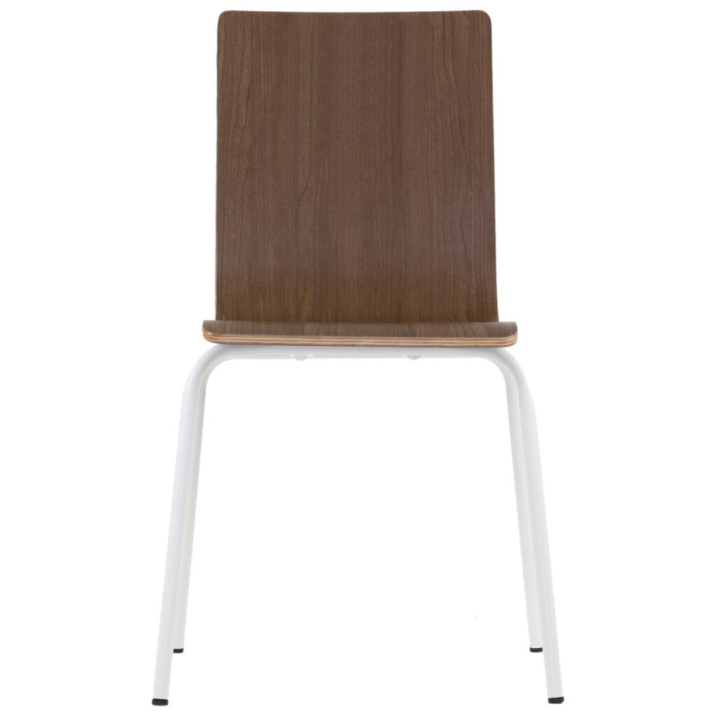 Lamineeritud vineerist tool Stema Werdi B, tumepruuni värvi, valge raam hind ja info | Söögitoolid, baaritoolid | kaup24.ee