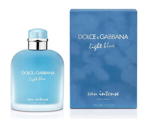 Dolce & Gabbana Light Blue Eau Intense For Men – EDP Tester hind ja info | Meeste parfüümid | kaup24.ee