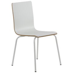 Lamineeritud vineerist tool Stema Werdi B, valget värvi, valge raam hind ja info | Söögilaua toolid, köögitoolid | kaup24.ee