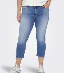 Only Carmakoma женские джинсы 15300751*01, голубой 5715421855355 цена и информация | Женские тканевые брюки с поясом, синие | kaup24.ee