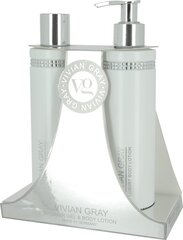 Komplekt Vivian Grey Crystals White luxury: kehakreem, 250 ml + dušigeel, 250 ml цена и информация | Масла, гели для душа | kaup24.ee