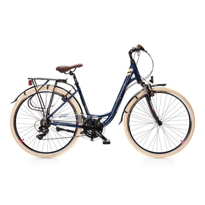 Naiste ratas Elegance Lady -blue -V brake, 28'' hind ja info | Jalgrattad | kaup24.ee