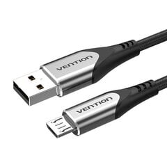 USB 2.0 A to Micro-B 3A cable 1.5m Vention COAHG gray цена и информация | Кабели для телефонов | kaup24.ee