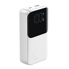 Mini power bank with built-in cables Joyroom JR-PBC06 30W 10000mAh - white цена и информация | Зарядные устройства Power bank | kaup24.ee