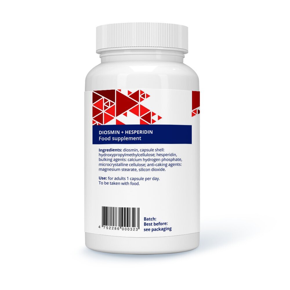 Toidulisand Stivits Diosmin 450 mg + Hesperidiin 50 mg, N60 hind ja info | Vitamiinid, toidulisandid, immuunsuse preparaadid | kaup24.ee
