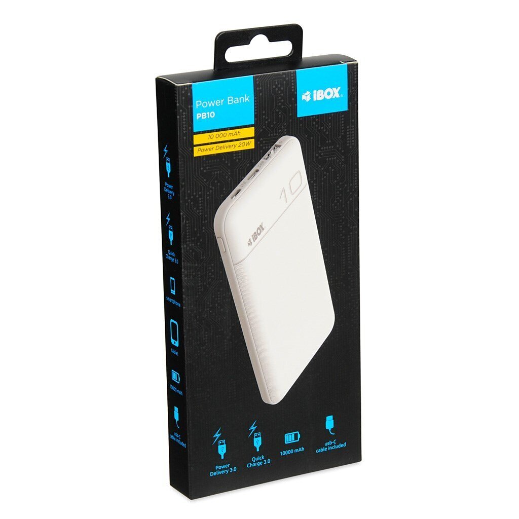 Ibox PB10 10000mAh hind ja info | Akupangad | kaup24.ee