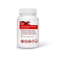 Toidulisand Stivits L-metüülfolaat 800 mcg, N120 hind ja info | Vitamiinid, toidulisandid, immuunsuse preparaadid | kaup24.ee