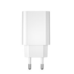 WIWU wall charger Wi-U002 PD + QC 20W 1x USB 1x USB-C white цена и информация | Зарядные устройства для телефонов | kaup24.ee