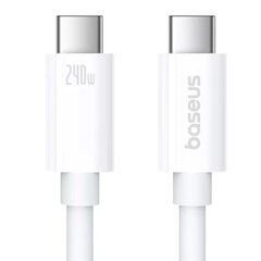 Baseus Superior Series 2 Fast Charging Cable USB-C|USB-C 240W 1m Moon White цена и информация | Borofone 43757-uniw | kaup24.ee