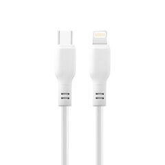 Maxlife MXUC-10 MFi cable USB-C - Lightning 1,0 m 27W white hind ja info | Mobiiltelefonide kaablid | kaup24.ee