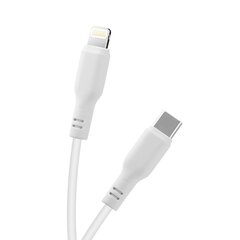 Maxlife MXUC-10 MFi cable USB-C - Lightning 1,0 m 27W white цена и информация | Кабели для телефонов | kaup24.ee