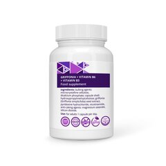 Toidulisand Stivits Griffonia + B6 + B3, Vegan Kapslid, N90 hind ja info | Vitamiinid, toidulisandid, immuunsuse preparaadid | kaup24.ee