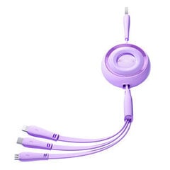 Joyroom 3in1 Colorful Cable hind ja info | Mobiiltelefonide kaablid | kaup24.ee