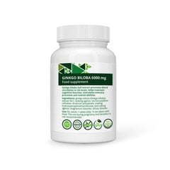 Toidulisand Stivits Ginkgo Biloba 6000 mg, vegan tabletid, N90 hind ja info | Vitamiinid, toidulisandid, immuunsuse preparaadid | kaup24.ee