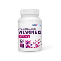 Toidulisand Stivits B12-vitamiin 1000 mcg, vegan tabletid, N120 hind ja info | Vitamiinid, toidulisandid, immuunsuse preparaadid | kaup24.ee