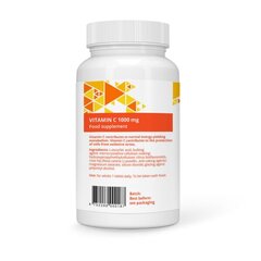 Toidulisand Stivits C-vitamiin 1000 mg + Kibuvits + Tsitruselised bioflavonoidid, vegan tabletid, N90 hind ja info | Vitamiinid, toidulisandid, immuunsuse preparaadid | kaup24.ee