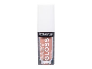 Блеск для губ Makeup Revolution Baby Gloss Babe Lip Gloss, 2.2 мл, Sugar #CBAEA8 цена и информация | Помады, бальзамы, блеск для губ | kaup24.ee