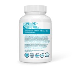 Toidulisand Stivits Magneesium (tsitraat) 400 mg + B6, vegan kapslid, N120 hind ja info | Vitamiinid, toidulisandid, immuunsuse preparaadid | kaup24.ee