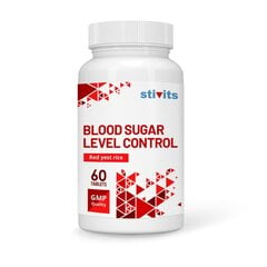 Toidulisand Stivits Blood Sugar Level Control, vegan tabletid, N60 hind ja info | Vitamiinid, toidulisandid, immuunsuse preparaadid | kaup24.ee