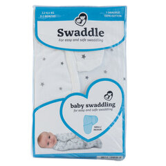 Mähkimistekk SwaddleMe Little Star 40461, valge, S, 0-3 kuud цена и информация | Пеленальные доски и пеленки | kaup24.ee