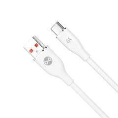 Forever cable USB - USB-C 1,0 m 6A white цена и информация | Кабели для телефонов | kaup24.ee