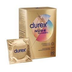 Kondoomid Durex Condoms Nude, 20 tk. hind ja info | Kondoomid | kaup24.ee