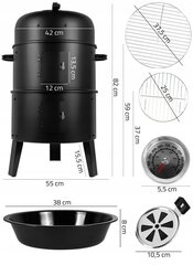 Söegrill, suitsukoda hind ja info | Grillid | kaup24.ee