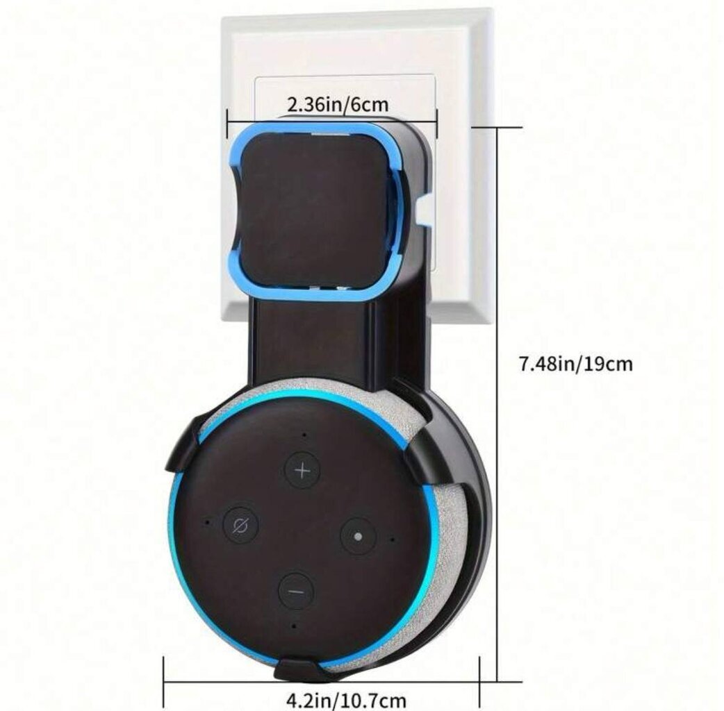 Seinakinnitus Amazon Echo Dot 3-le, Electronics LV-808, 1 tk цена и информация | Riidepuud ja -kotid | kaup24.ee