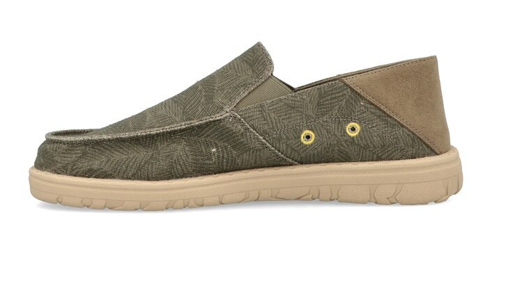 JEEP kingad meestele Samoa Slip On Print _ khaki hind ja info | Spordi- ja vabaajajalatsid meestele | kaup24.ee