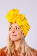Siidist turban, kollane hind ja info | Naiste mütsid ja peapaelad | kaup24.ee