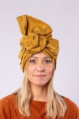 Siidist turban, beež hind ja info | Naiste mütsid ja peapaelad | kaup24.ee