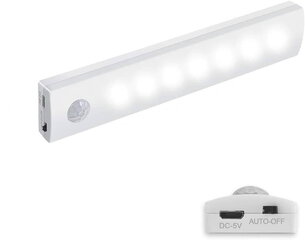 Светодиодная LED панель с датчиками движения, 10 см цена и информация | Монтируемые светильники, светодиодные панели | kaup24.ee