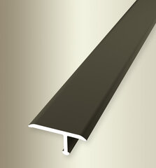 Alumiiniumprofiil katete ühendamiseks EB 291 F6 Kuberit, 270 cm, pronks hind ja info | Ühendusprofiilid | kaup24.ee