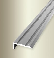 Alumiiniumprofiil nurkade viimistlemiseks Best 236 SK, Kuberit, 90cm, hõbe hind ja info | Ühendusprofiilid | kaup24.ee