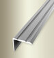 Alumiiniumprofiil nurkade viimistlemiseks Best 235 SK, Kuberit, 270cm, hõbe teras hind ja info | Ühendusprofiilid | kaup24.ee