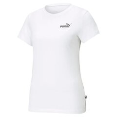 Ess small logo tee puma 58677602 moterims balta women's white цена и информация | Женские футболки | kaup24.ee