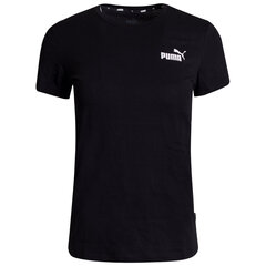 Ess small logo tee puma 58677601 moterims juoda women's black цена и информация | Футболка женская | kaup24.ee